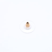 画像をギャラリービューアに読み込む, CHANEL シャネル ココマーク ピアス 重量約3.05g A14B刻印 メタル シルバー ゴールド バイカラー 片耳用 美品 中古 4c060785