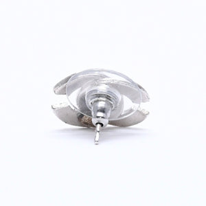 CHANEL Cocomark Earrings Accessories Weight Approx. 1.38g 00A Stamp Metal Silver One Ear Good Condition Used 4c073507
