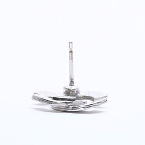 CHANEL Cocomark Earrings Accessories Weight Approx. 1.38g 00A Stamp Metal Silver One Ear Good Condition Used 4c073507