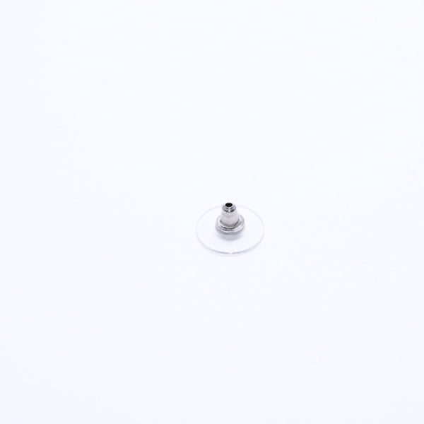 CHANEL Cocomark Earrings Accessories Weight Approx. 1.38g 00A Stamp Metal Silver One Ear Good Condition Used 4c073507