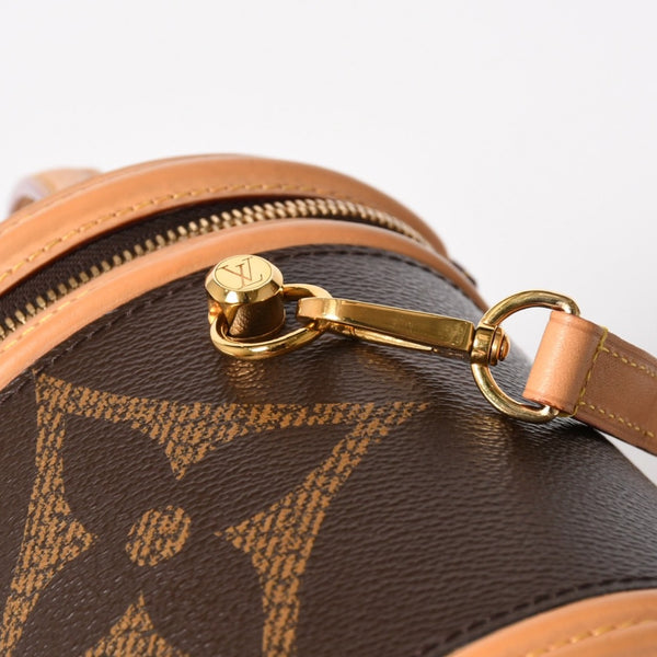 極美品 LOUIS VUITTON ルイヴィトン カンヌ バニティバッグ モノグラム ジャイアント M44603 ブラウン モノグラム リバース ショルダーバッグ 中古 4a004342
