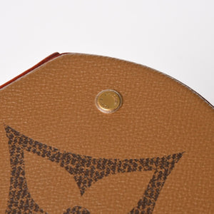 極美品 LOUIS VUITTON ルイヴィトン カンヌ バニティバッグ モノグラム ジャイアント M44603 ブラウン モノグラム リバース ショルダーバッグ 中古 4a004342