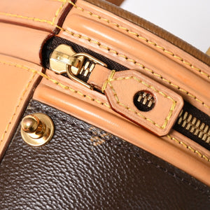 極美品 LOUIS VUITTON ルイヴィトン カンヌ バニティバッグ モノグラム ジャイアント M44603 ブラウン モノグラム リバース ショルダーバッグ 中古 4a004342