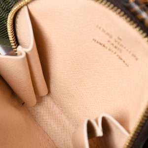 極美品 LOUIS VUITTON ルイヴィトン モノグラム ミュルティポシェット アクセソワール カーキ ショルダーバッグ M44813 中古 4a004369