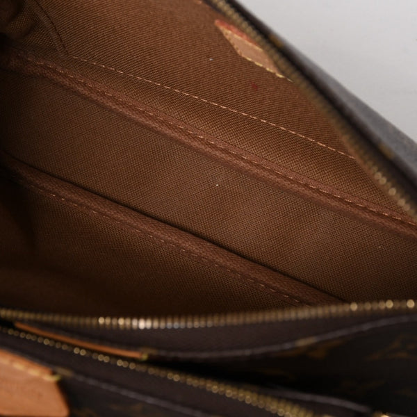 極美品 LOUIS VUITTON ルイヴィトン モノグラム ミュルティポシェット アクセソワール カーキ ショルダーバッグ M44813 中古 4a004369
