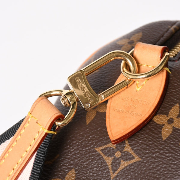 Very good condition LOUIS VUITTON Shoulder bag Speedy Bandouliere 20 M46222 Leather PVC Brown Gold hardware Used 4a004346