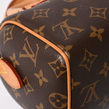 画像をギャラリービューアに読み込む, 極美品 LOUIS VUITTON ルイヴィトン ショルダーバッグ スピーディバンドリエール20 M46222 レザー PVC ブラウン ゴールド金具 中古 4a004346