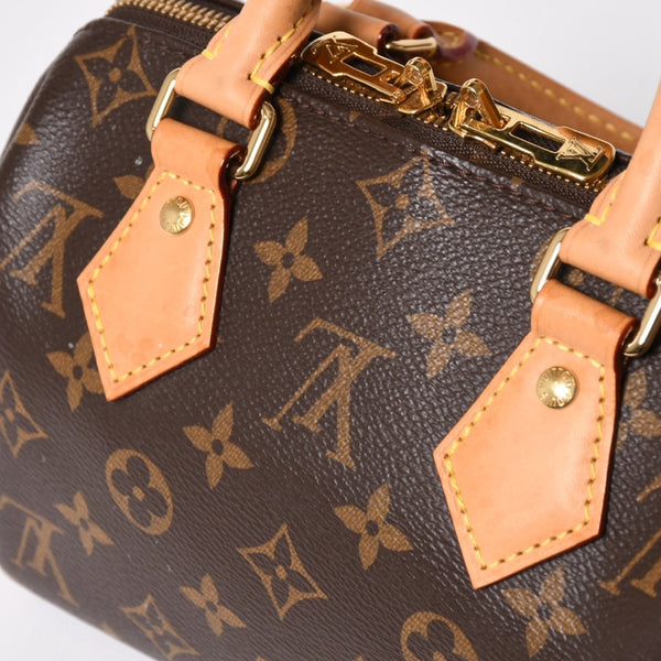 Very good condition LOUIS VUITTON Shoulder bag Speedy Bandouliere 20 M46222 Leather PVC Brown Gold hardware Used 4a004346