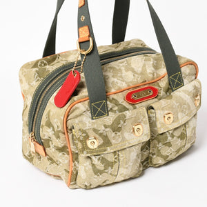 LOUIS VUITTON ルイヴィトン モノグラモフラージュ デニム ジャスミン ハンドバッグ M95772 カーキ 村上隆 廃盤 美品 中古 4a004387