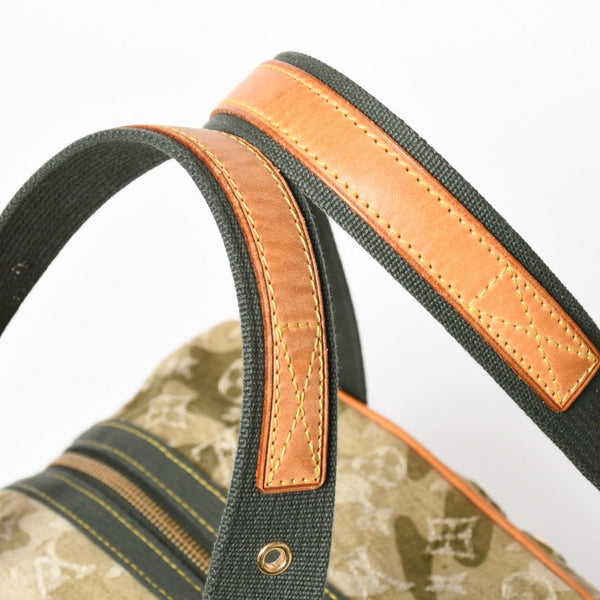 LOUIS VUITTON ルイヴィトン モノグラモフラージュ デニム ジャスミン ハンドバッグ M95772 カーキ 村上隆 廃盤 美品 中古 4a004387