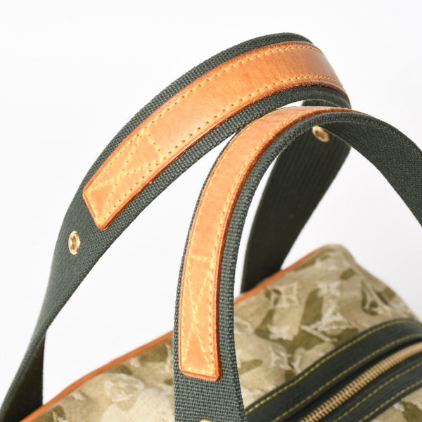 LOUIS VUITTON ルイヴィトン モノグラモフラージュ デニム ジャスミン ハンドバッグ M95772 カーキ 村上隆 廃盤 美品 中古 4a004387
