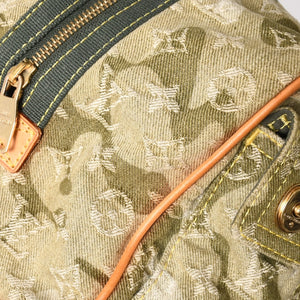 LOUIS VUITTON ルイヴィトン モノグラモフラージュ デニム ジャスミン ハンドバッグ M95772 カーキ 村上隆 廃盤 美品 中古 4a004387