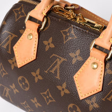 画像をギャラリービューアに読み込む, 極美品 LOUIS VUITTON ルイヴィトン ショルダーバッグ スピーディバンドリエール20 M46222 レザー PVC ブラウン ゴールド金具 中古 4a004346