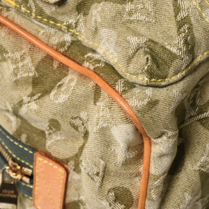 LOUIS VUITTON ルイヴィトン モノグラモフラージュ デニム ジャスミン ハンドバッグ M95772 カーキ 村上隆 廃盤 美品 中古 4a004387