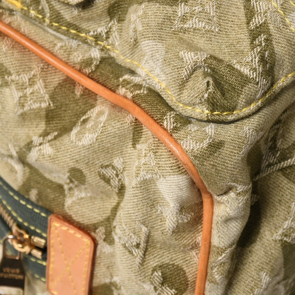 LOUIS VUITTON ルイヴィトン モノグラモフラージュ デニム ジャスミン ハンドバッグ M95772 カーキ 村上隆 廃盤 美品 中古 4a004387