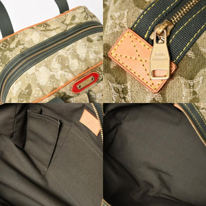 LOUIS VUITTON ルイヴィトン モノグラモフラージュ デニム ジャスミン ハンドバッグ M95772 カーキ 村上隆 廃盤 美品 中古 4a004387