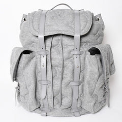 Like new LOUIS VUITTON 19AW Christopher XL Backpack M55252 Monogram Virgil Abloh Gray Used 4a003583