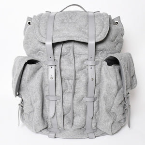 Like new LOUIS VUITTON 19AW Christopher XL Backpack M55252 Monogram Virgil Abloh Gray Used 4a003583