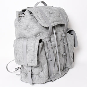 Like new LOUIS VUITTON 19AW Christopher XL Backpack M55252 Monogram Virgil Abloh Gray Used 4a003583