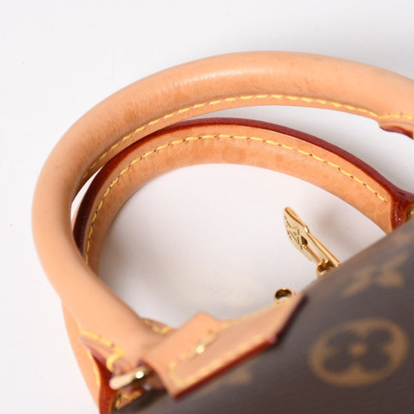 Very good condition LOUIS VUITTON Shoulder bag Speedy Bandouliere 20 M46222 Leather PVC Brown Gold hardware Used 4a004346