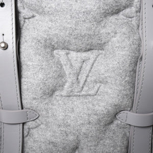 Like new LOUIS VUITTON 19AW Christopher XL Backpack M55252 Monogram Virgil Abloh Gray Used 4a003583
