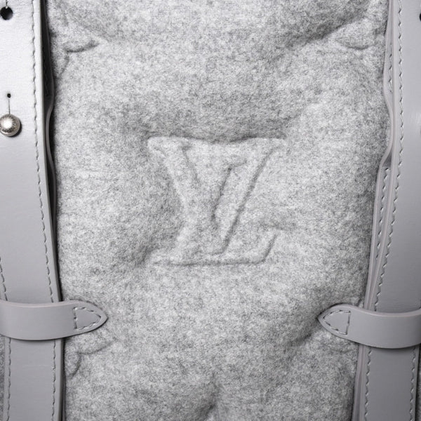Like new LOUIS VUITTON 19AW Christopher XL Backpack M55252 Monogram Virgil Abloh Gray Used 4a003583