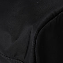画像をギャラリービューアに読み込む, 極美品 PRADA プラダ Re-Nylon 巾着型ポーチ 1NS369 トライアングルメタルプレート ミニバッグ クラッチバッグ ブラック シルバー金具 RFID 中古 4a004352