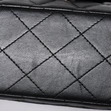 画像をギャラリービューアに読み込む, 極美品 CHANEL シャネル マトラッセ25 Wフラップ Wチェーンショルダーバッグ 19番台 ココマーク ラムスキン シルバー金具 中古 4a004347