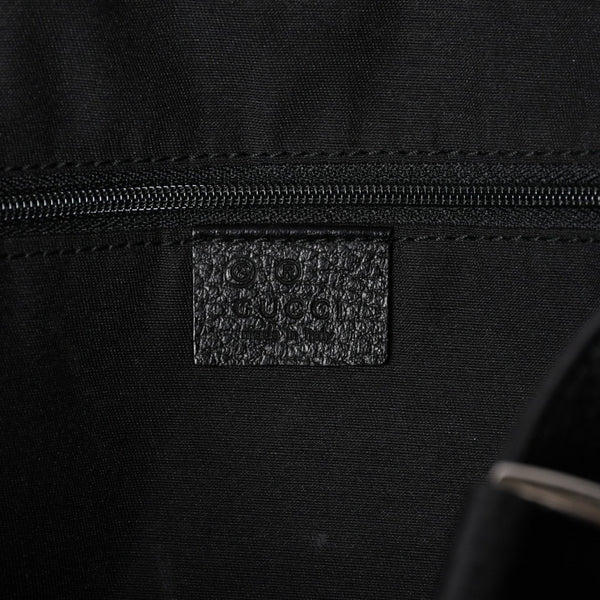 Very Good Condition GUCCI Gucci Tote Bag Handbag Black GG Nylon Silver Hardware 293580 Used 4a003027