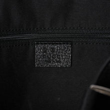 画像をギャラリービューアに読み込む, 極美品 GUCCI グッチ トートバッグ ハンドバッグ Black ブラック GGナイロン シルバー金具 293580 中古 4a003027
