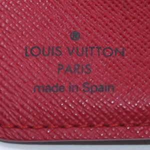 LOUIS VUITTON Monogram Cherry Compact Zip M95005 Bifold Wallet Takashi Murakami Brown Red CA0045 Good Condition Used 4a004363