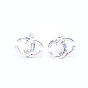 CHANEL シャネル VINTAGE ヴィンテージ ココマーク イヤリング 重量約6.14g 01A刻印 メタル シルバー 両耳用 美品 中古 4c069468
