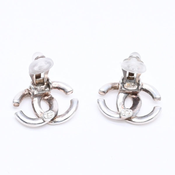 CHANEL シャネル VINTAGE ヴィンテージ ココマーク イヤリング 重量約6.14g 01A刻印 メタル シルバー 両耳用 美品 中古 4c069468