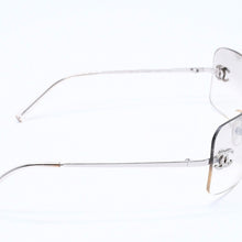 Load image into Gallery viewer, 極美品 CHANEL シャネル リムレス サングラス アイウェア 4017-D c.159/6I サイズ62□17 120 ココマーク ラインストーン 中古 4a004362