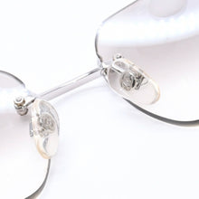Load image into Gallery viewer, 極美品 CHANEL シャネル リムレス サングラス アイウェア 4017-D c.159/6I サイズ62□17 120 ココマーク ラインストーン 中古 4a004362