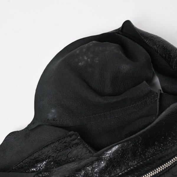 Very Good Condition BALENCIAGA Tote Bag Shopper Bag Arena Lambskin 780976 Black Used 4a004364