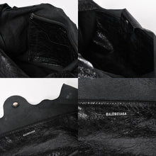 画像をギャラリービューアに読み込む, 極美品 BALENCIAGA バレンシアガ ル カゴール トートバッグ ショッパーバッグ アリーナラムスキン 780976 ブラック 中古 4a004364