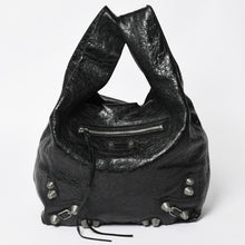画像をギャラリービューアに読み込む, 極美品 BALENCIAGA バレンシアガ ル カゴール トートバッグ ショッパーバッグ アリーナラムスキン 780976 ブラック 中古 4a004364