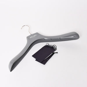 PRADA プラダ 23AW クロップド コットンダウンブルゾン SGC376 ショート丈 パファー ホワイト ラバープレート トライアングルロゴ XXLサイズ RFID 美品 中古 4a004300