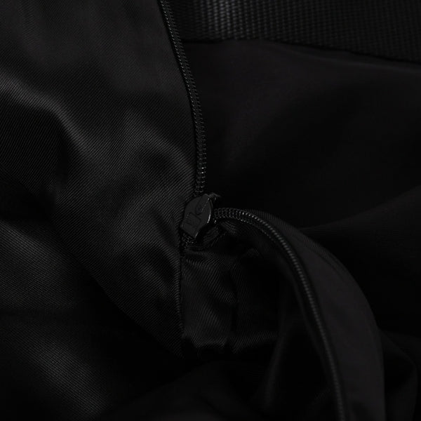 PRADA プラダ Re-Nylonトライアングルロゴ スカート 21H875 ストライプ メタルバックル 36Sサイズ ブラック シルバー金具 美品 中古 4a004299