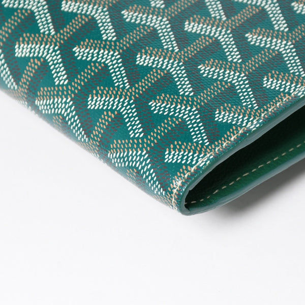 新品同様 GOYARD ゴヤール Chypre シープル ポーチウォレット ショルダーバッグ CHYPRPPMLTY09CL09P グリーン 中古 4a004367