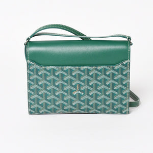 新品同様 GOYARD ゴヤール Chypre シープル ポーチウォレット ショルダーバッグ CHYPRPPMLTY09CL09P グリーン 中古 4a004367