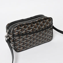 画像をギャラリービューアに読み込む, 極美品 GOYARD ゴヤール カップヴェールPM バッグ ショルダーバッグ CAPVE2PMLTY10CL10P PVC レザー ブラック 中古 4a004392