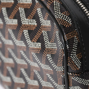 極美品 GOYARD ゴヤール カップヴェールPM バッグ ショルダーバッグ CAPVE2PMLTY10CL10P PVC レザー ブラック 中古 4a004392