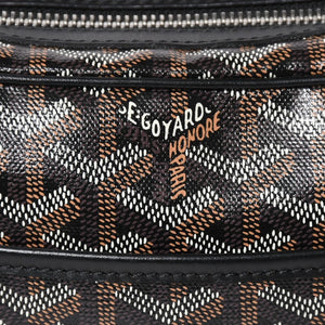 極美品 GOYARD ゴヤール カップヴェールPM バッグ ショルダーバッグ CAPVE2PMLTY10CL10P PVC レザー ブラック 中古 4a004392