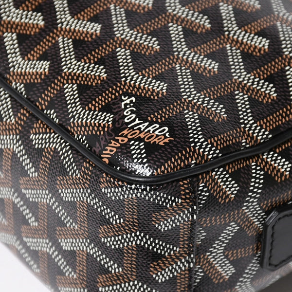 極美品 GOYARD ゴヤール カップヴェールPM バッグ ショルダーバッグ CAPVE2PMLTY10CL10P PVC レザー ブラック 中古 4a004392