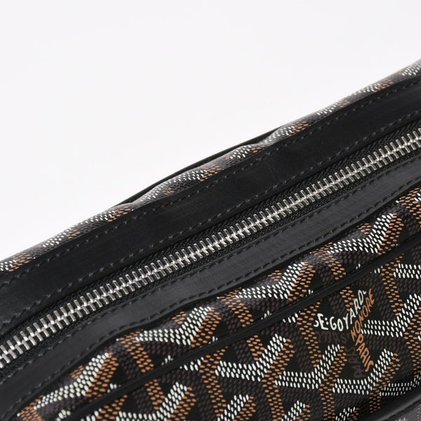 極美品 GOYARD ゴヤール カップヴェールPM バッグ ショルダーバッグ CAPVE2PMLTY10CL10P PVC レザー ブラック 中古 4a004392