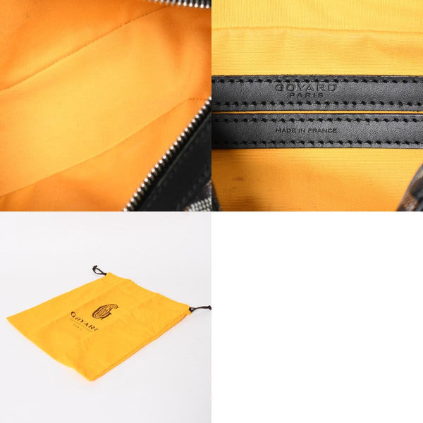 極美品 GOYARD ゴヤール カップヴェールPM バッグ ショルダーバッグ CAPVE2PMLTY10CL10P PVC レザー ブラック 中古 4a004392