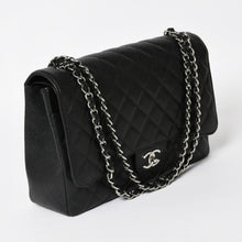 画像をギャラリービューアに読み込む, 新品同様 CHANEL シャネル デカマトラッセ33 チェーンショルダーバッグ 17番台 ココマーク キャビアスキン ブラック SV金具 中古 4a004396