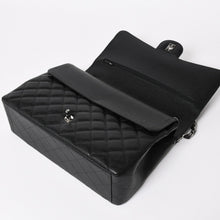 画像をギャラリービューアに読み込む, 新品同様 CHANEL シャネル デカマトラッセ33 チェーンショルダーバッグ 17番台 ココマーク キャビアスキン ブラック SV金具 中古 4a004396
